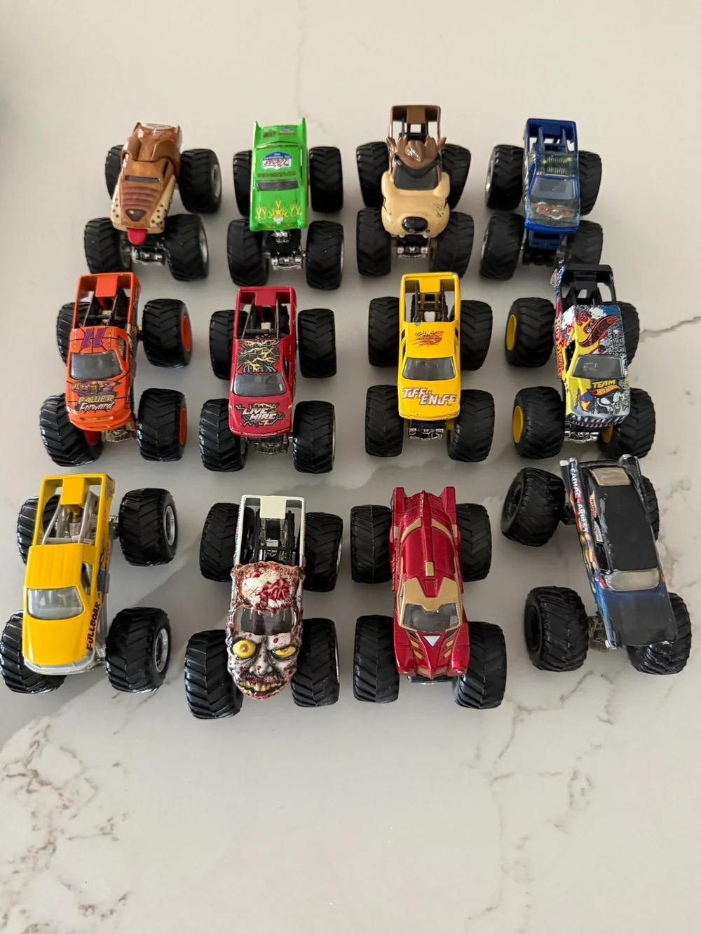 Hot Wheels Monster Jam Cars Kids Monster Truck Toy Bundle - Multicolor